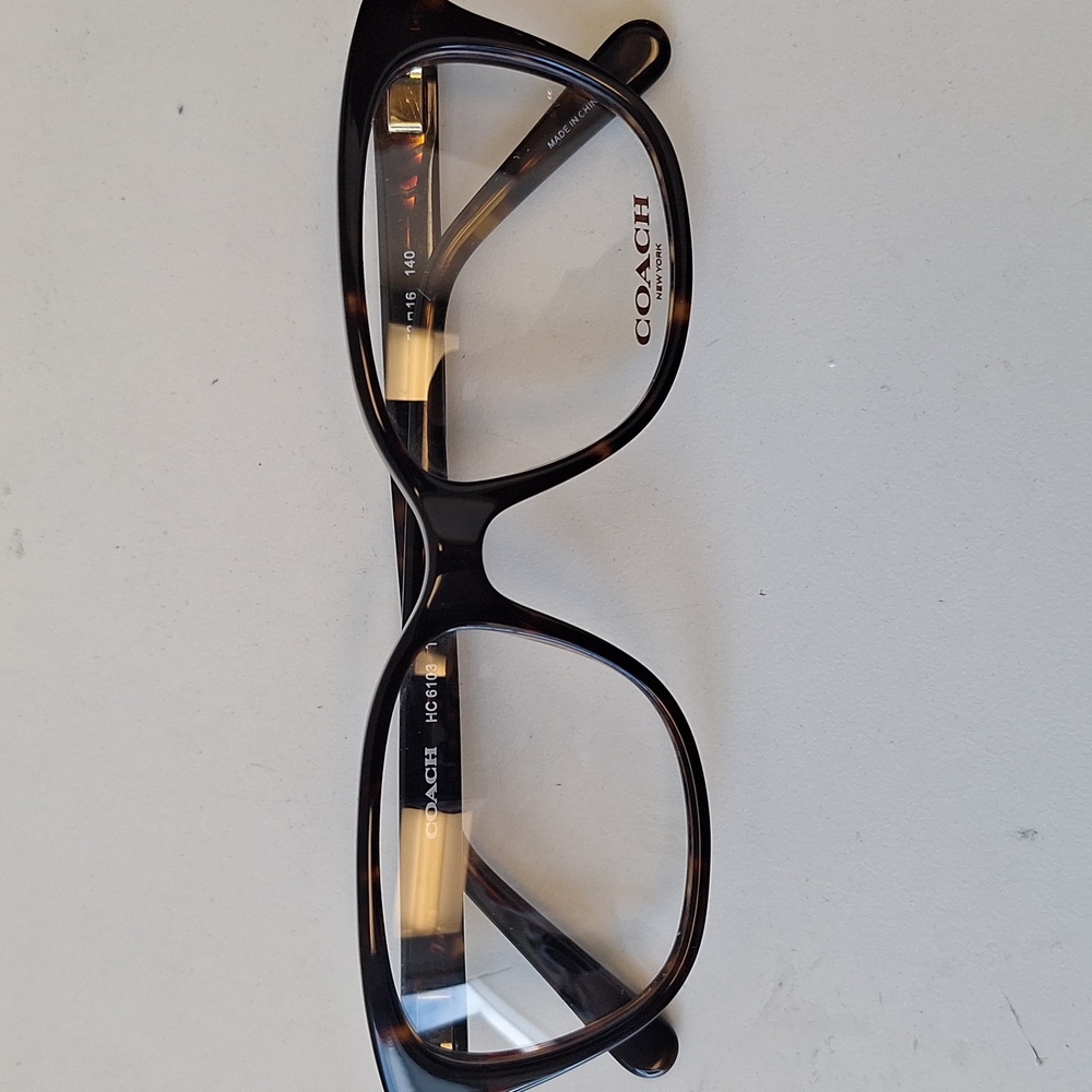 COACH HC6103  (Dark Tortoise) C.5120  52-16-135  Rx Eyeglass Frame, Pre-Owned